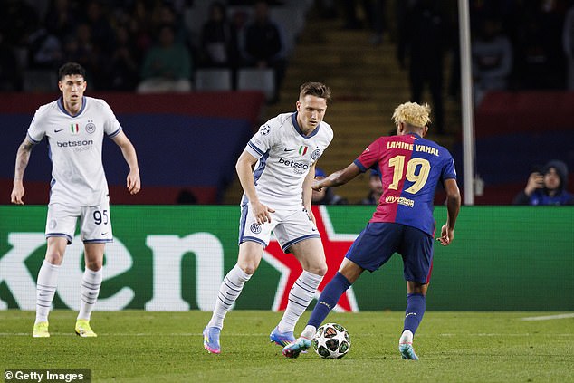 The 17-year-old star dazzled the Inter Milan defence throughout the 3-3 draw in Barcelona