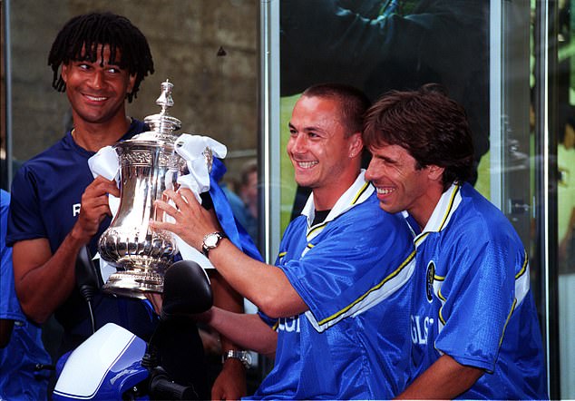 Gullit spent three years at Stamford Bridge as a player and coach,  and led the side to the FA Cup in 1997