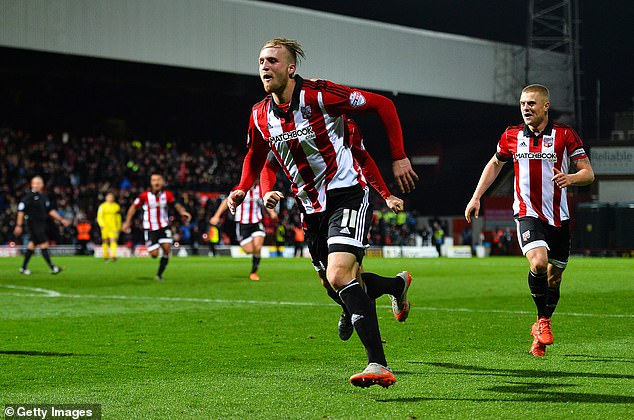 Philipp Hofmann played for Brentford 33 times in the Championship, scoring four goals