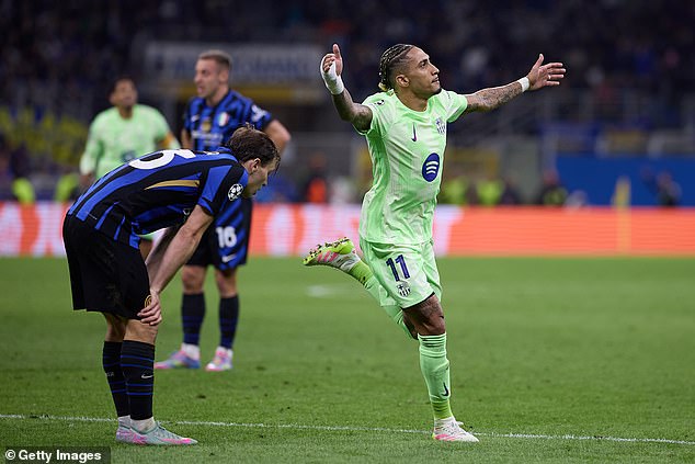 The forward looked as though he had delivered the knockout blow in the 88th minute