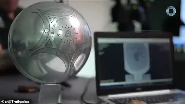 A sphere discovered in Colombia displays symbols that researchers compared to ancient scripts, including runes, Ogham, and Mesopotamian writing systems. They also used AI to help decipher a possible message