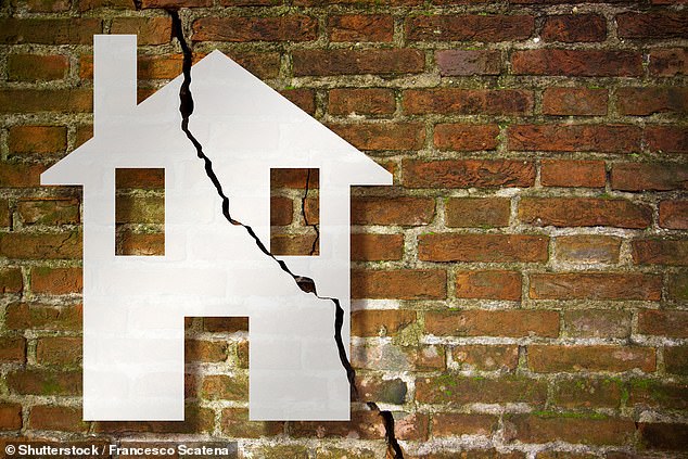 High risk: Subsidence is caused when the ground beneath your property sinks, it pulls the foundations of your home with it, causing large cracks to appear on the walls