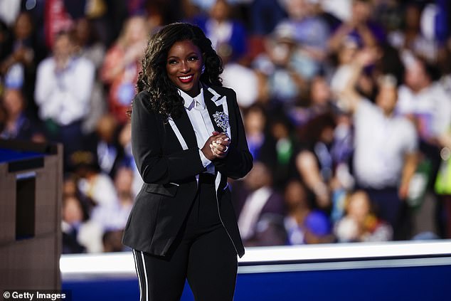 The Democrat rep said that she tried to frame Harris as 'one of the good ones' in her DNC speech