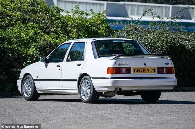 It's on the cheaper side of the lots, predicted to fetch £30,000 - £40,000 and will cover 0-60 in 6.1 seconds