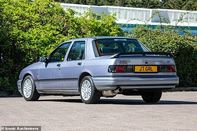 It will go for a predicted maximum of £28k and still has the J7 GRL number plate from 16th January 1992 - when the car has naturally become known as 'J7 Girl'