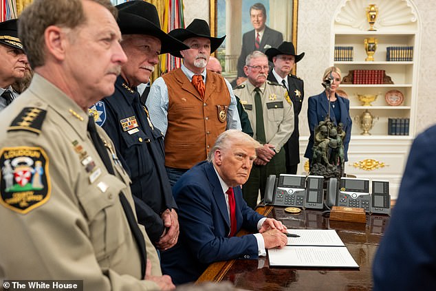 Just days before the traffic stop, West had been at a high-profile meeting with former President Donald Trump, where sheriffs from across the country gathered to support a new law enforcement executive order