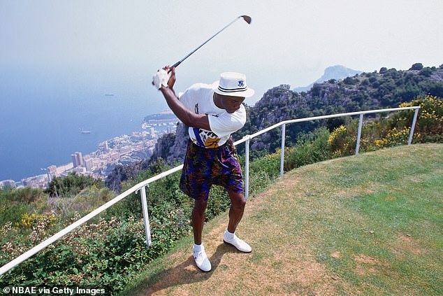 Jordan, seen during the 1992 Olympics, has played some very high-stakes golf games over the years