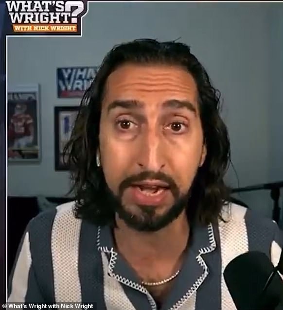 But Nick Wright took a shot at the basketball legend after the news was announced
