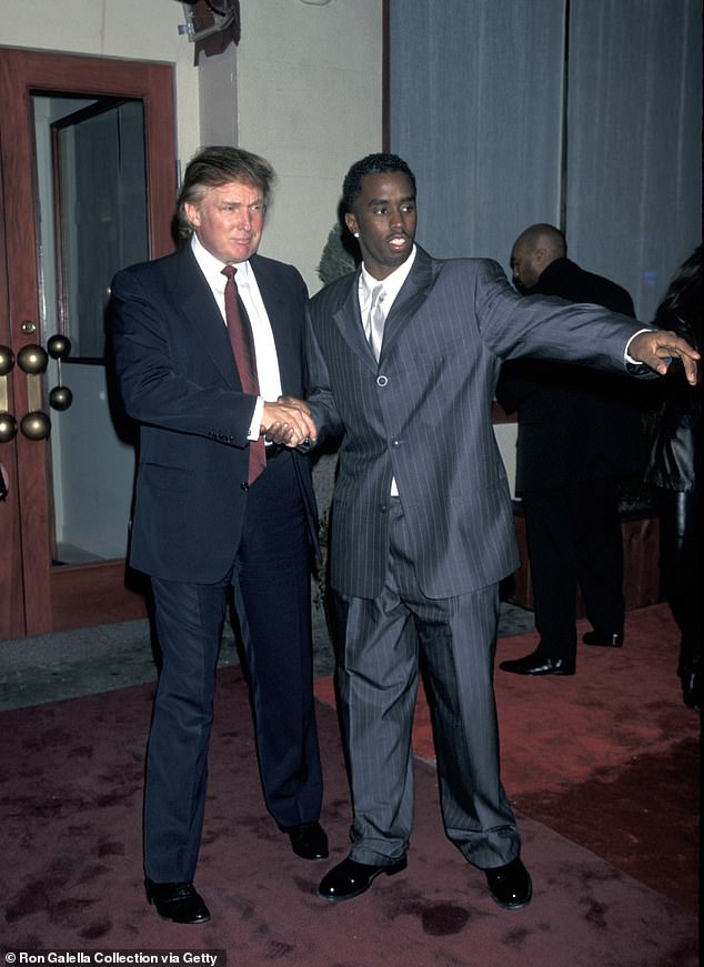 Trump and Diddy have been pictured together on several occasions over the past two decades, largely owing to the fact they both ran in elite New York City circles