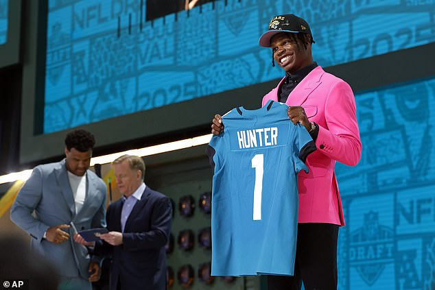 The team traded up to the No. 2 pick in the draft to select two-way star Travis Hunter