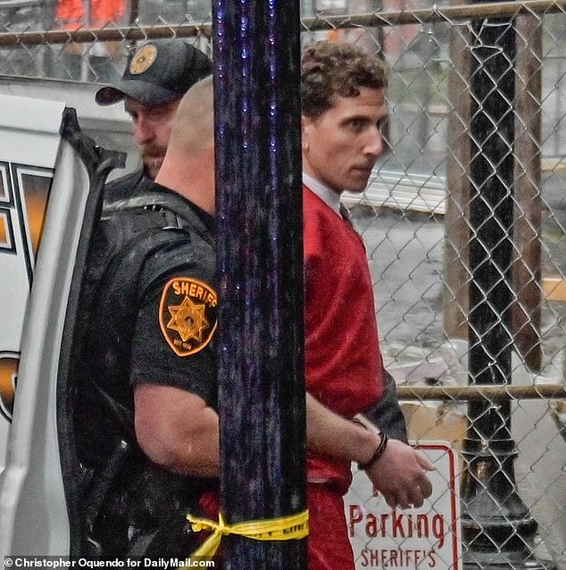 Bryan Kohberger seen in January 2023 following his arrest for the brutal murders