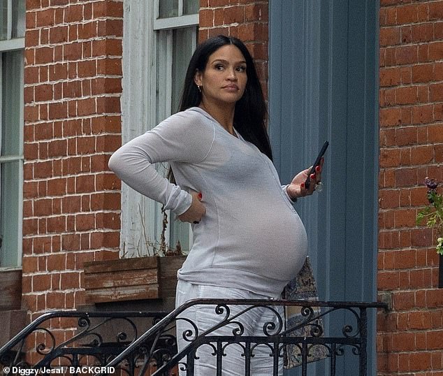 Cassie - real name Cassandra Ventura - is testifying despite being over eight months pregnant with her third child