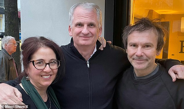 Shore (pictured left) cited previous fascist regimes and said that the lesson is 'to get out sooner than later'