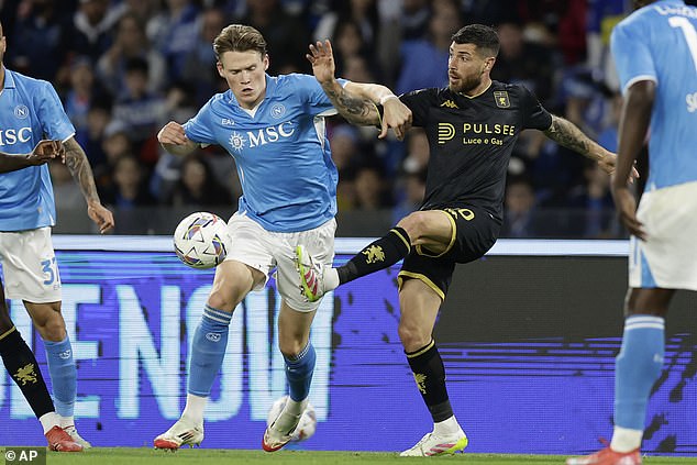 Scott McTominay is thriving under Conte at Napoli and won Serie A Player of the Month in April