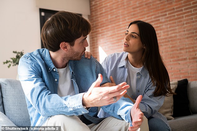 If there is resentment in your relationship, it could be time to consider breaking up, according to an expert (stock image)