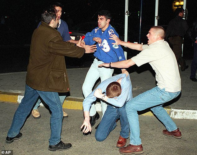 Leeds and Galatasaray fans clashed in April 2000, resulting in the murder of two Leeds fans