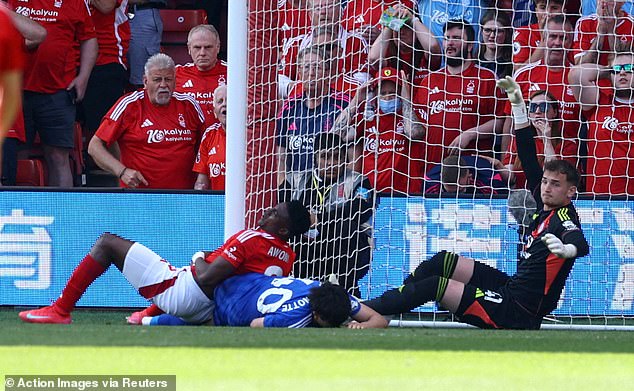 It is madness that it has taken Taiwo Awoniyi to suffer such a serious injury for the powers that be to consider changing a stupid protocol that delays the waving of an offside flag
