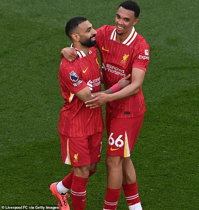 Salah claimed that Alexander-Arnold is the greatest homegrown player in Liverpool ’s history
