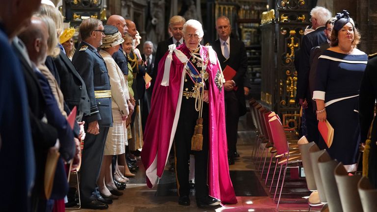 Charles made William the Great Master, a role he held himself for nearly 50 years. Pic: Stefan Rousseau/PA