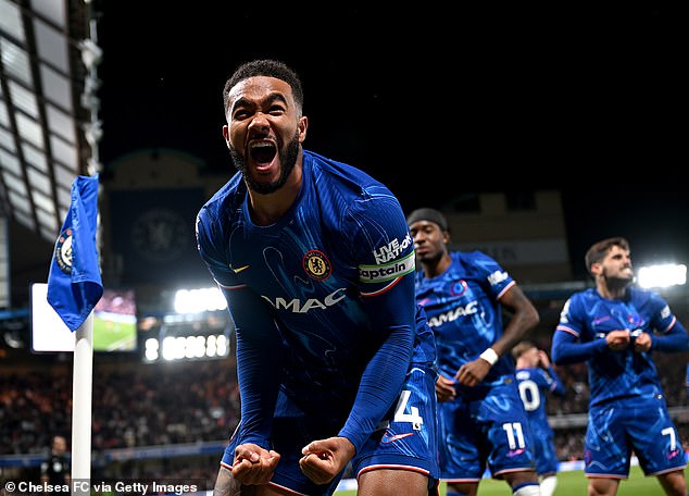 Captain Reece James delivered a superb cross for Chelsea's winning goal on the night