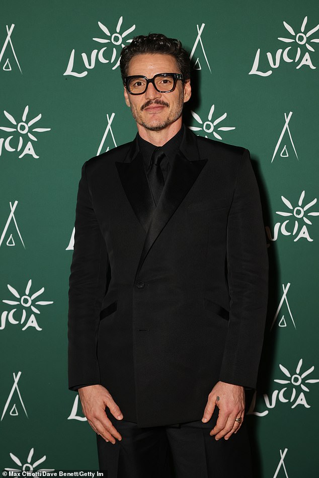 He later made his way over to the after party and had a change of glasses