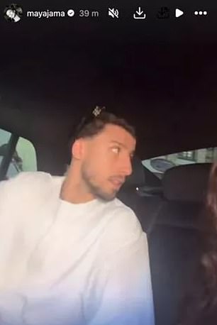 Dias had enjoyed a lunch date with the Love Island host