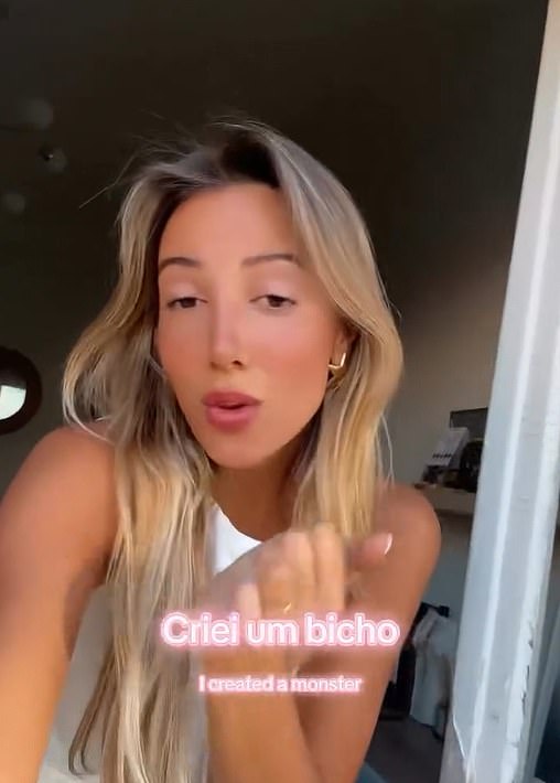 Portuguse pop star April ivy said she had 'created a monster,' singing about an ex-boyfriend