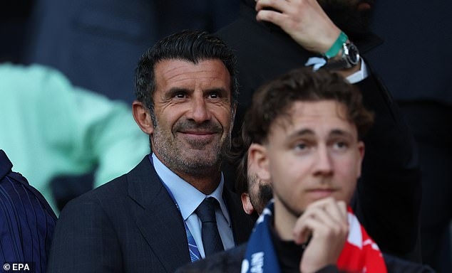 Ballon d'Or winner Luis Figo will also watch the final from the VIP area at San Mames stadium
