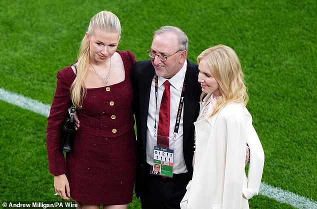 Edward Glazer was at the San Mames stadium too, eager to watch Man United lift silverware