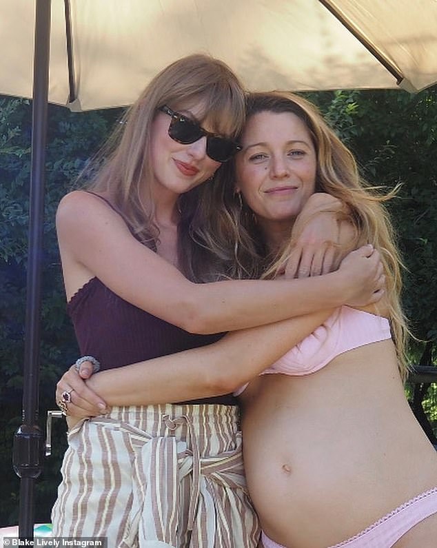 A decade-long friendship developed between Blake and Taylor, who is now godmother to the actress's four children with Ryan Reynolds - James, 10, Inez,8, and twins Betty and Olin, 2 - who all proudly supported their 'aunt' Taylor on her record-breaking Eras Tour.