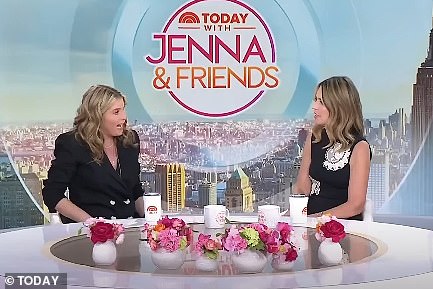 The host had been talking about 'diaper shorts' with Savannah Guthrie when conversation turned to fears about showing off too much skin