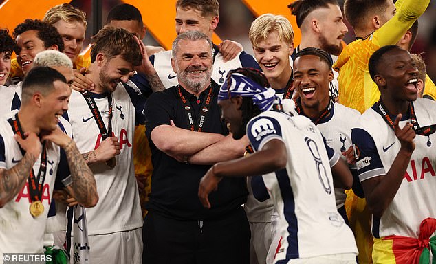 The Australian manager won a trophy in his second season at Tottenham, as said he would