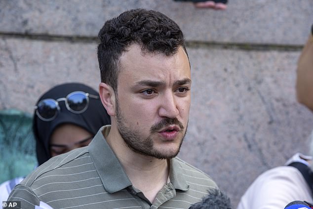 Khalil, a student at Columbia from Syria who was in the United States on a green card, is in custody awaiting deportation after he was arrested back in March accused of organizing pro-Palestinian rallies on campus