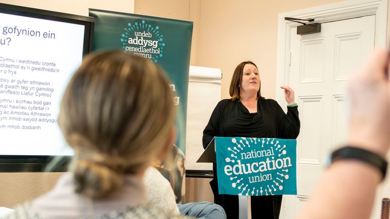 Nicola Fitzpatrick. Pic: NEU Cymru