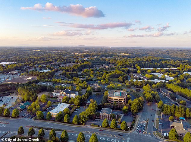 The best place to live in America for the 2025-2026 season lies in Georgia, in a charming town called Johns Creek, which was ranked as the number one city (pictured: Johns Creek)