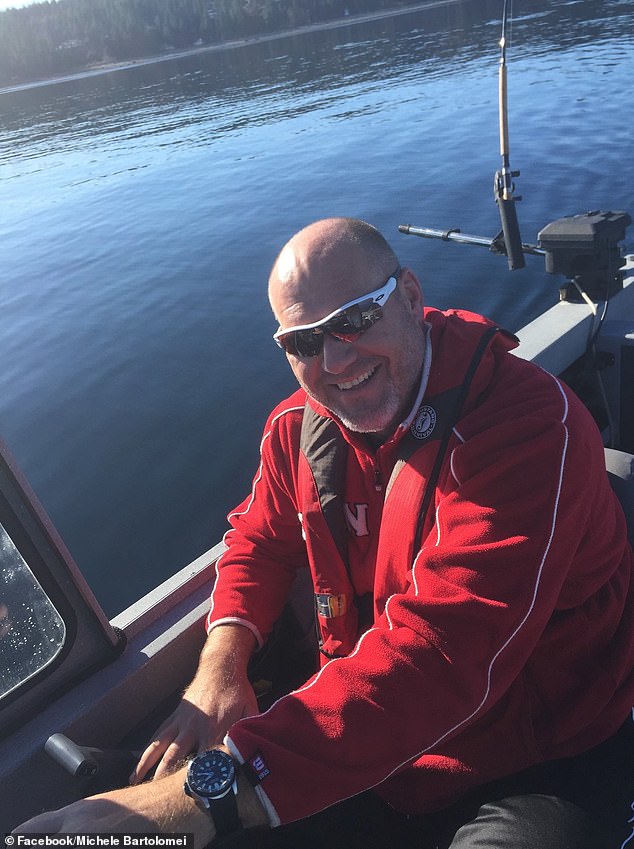 A close friend to the deceased captain, Dave Wallensky, described Bartolomei (pictured) as 'a legend on the sea' who adored his family and loved fishing in his spare time