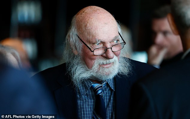 Bruce 'The Flying Doormat' Doull - who played alongside Walls - made a rare public appearance at the 'G