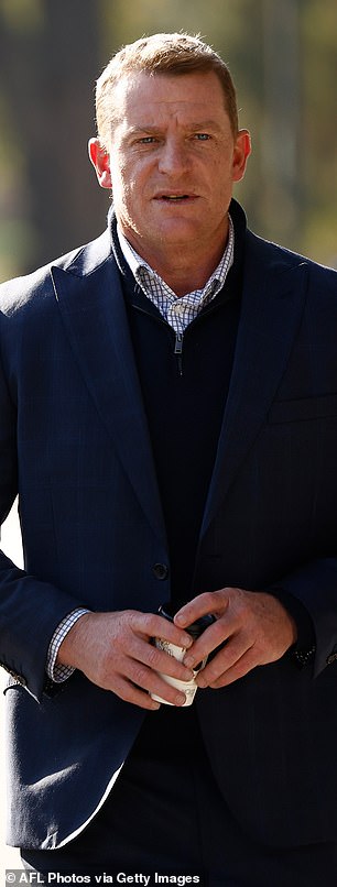 Pictured: Carlton Coach Michael Voss