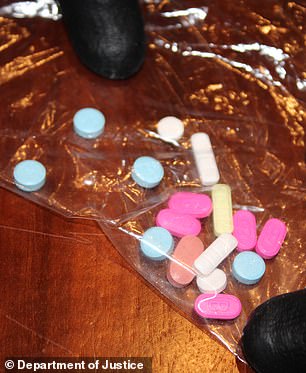 During a separate hotel raid, substances found to be ketamine and MDMA were discovered