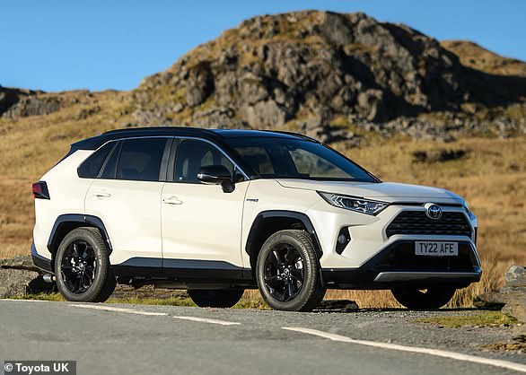 This is the outgoing Toyota RAV4, which is still available to order in the UK for just under £45k