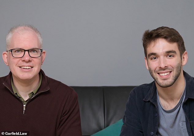 AI law firm: Philip Young, left, co-founded Garfield.Law with quantum physicist, Daniel Long