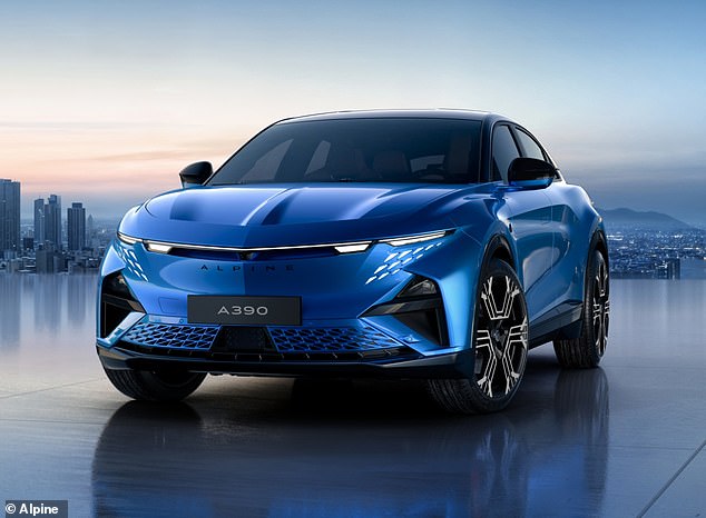 The electric SUV that will 'feel like a racing car': This is the new Alpine A390 - a fastback coupe with five doors and a £60k starting price