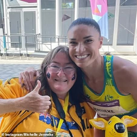 Olympics cult hero Michelle Jenneke is mourning her mother Nicky (pictured together) who passed away last week