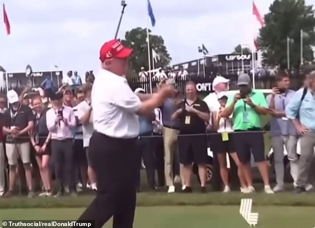Now, Trump has escalated the feud further ¿ posting a doctored video on Truth Social that shows him teeing off on a golf course before cutting to Springsteen falling backward on stage
