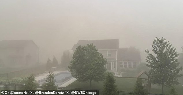 What began as a typical spring day in the Windy City quickly morphed into a catastrophic weather event, leaving residents dazed and fearful as the urban landscape disappeared beneath a thick veil of particulate matter