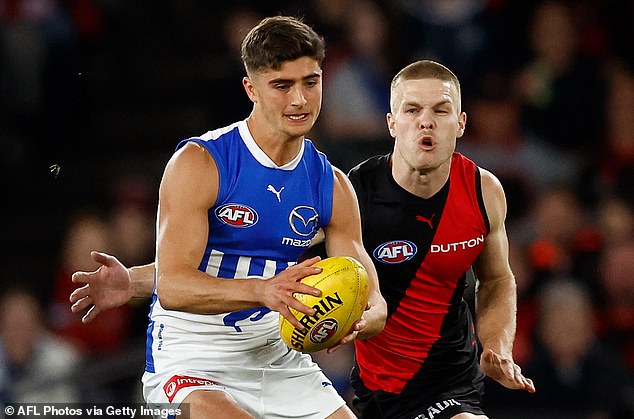 AFL fans blasted Channel Seven for reporting that North Melbourne midfielder Harry Sheezel is the first Jewish player in the league's history