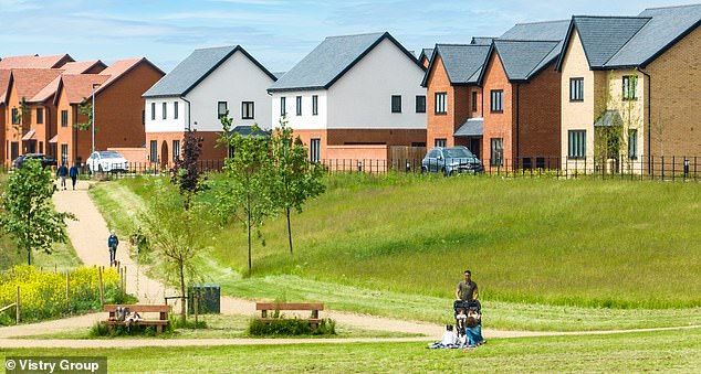 Good for business: Vistry Group has noted stronger sales in recent weeks as expected interest rate cuts have led to declining mortgage costs