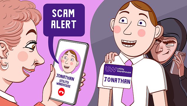 Denied: A reader was scammed out of £6,500 by a man posing as someone from their energy supplier Utility Warehouse - but their bank wont refund the cash