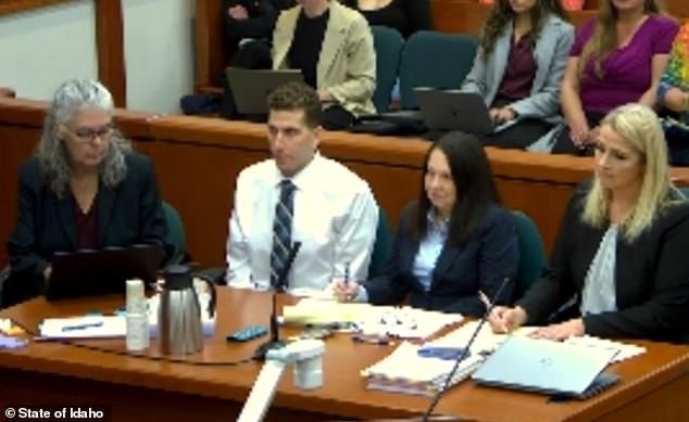Bryan Kohberger in court on Thursday May 15 for the final hearing before his murder trial