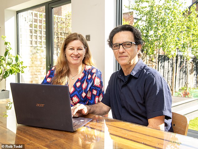 Time to switch: Moira O'Neill (pictured with husband Memet) currently holds £50,000 – in Premium Bonds but she's planning to sell them and put the money into a savings account